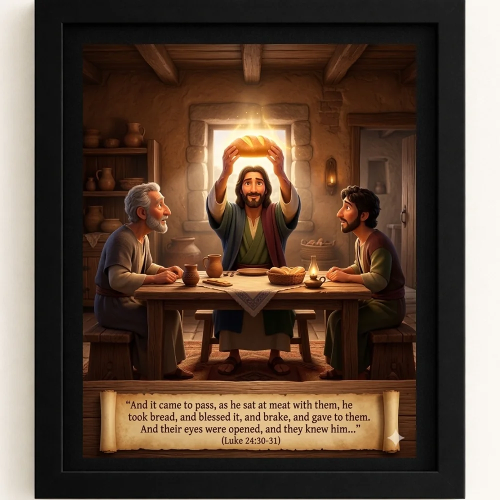 A.I. Jesus Resurrection Art Print 8x10 in A Frame - Picture 1 of 1